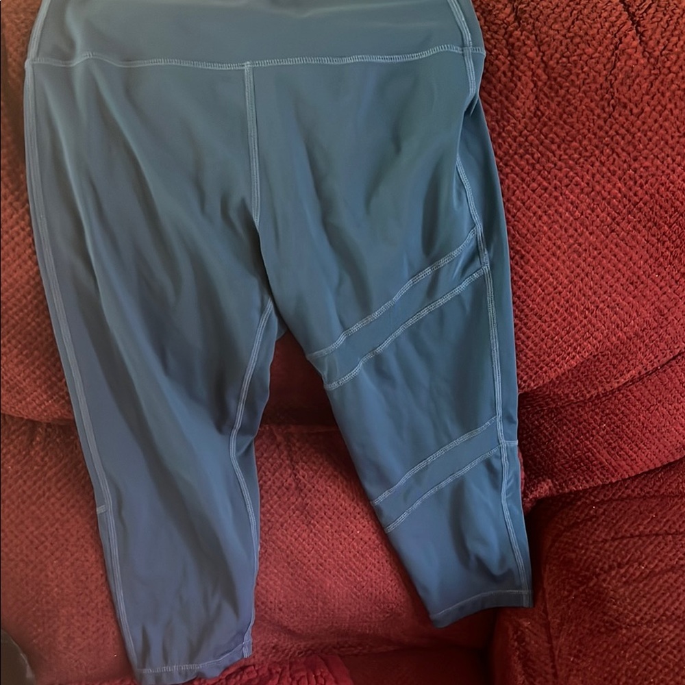 Women's Blue Active Leggings
